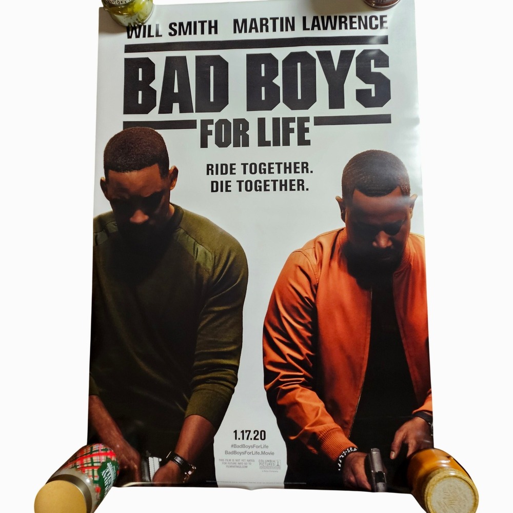Bad Boys For Life 2020 Advance Movie Poster 27x40 Will Smith Martin Lawrence D/S